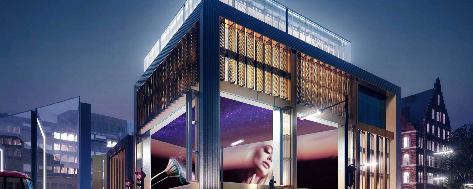 The disgraceful St Giles Square development, approved by the London Borough of Camden, 'Outernet'