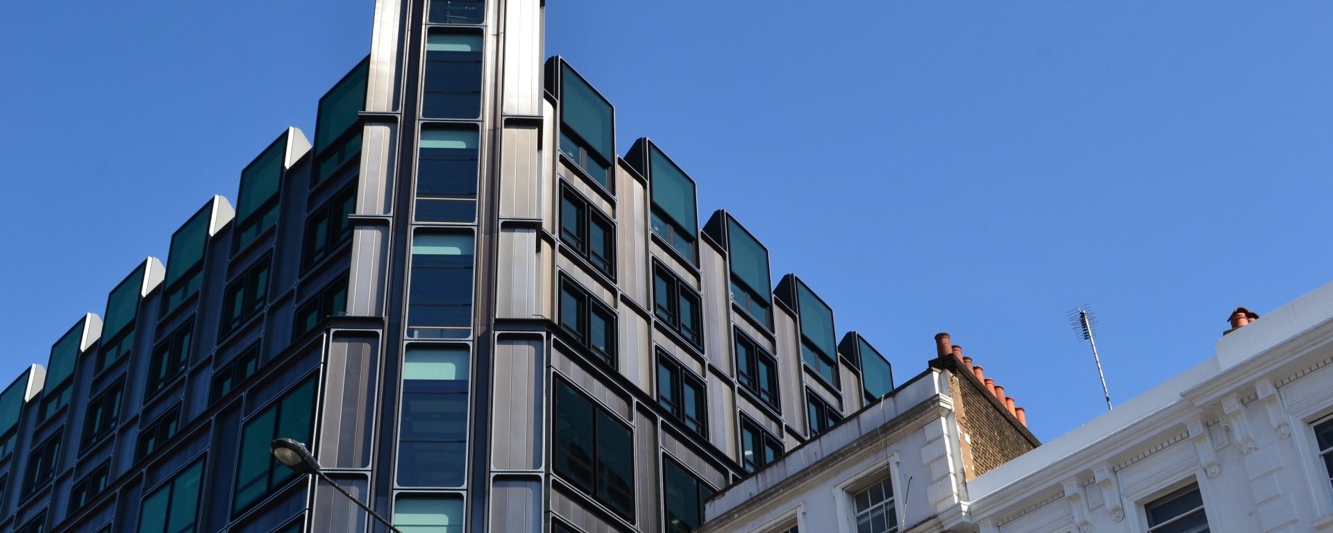 The ugly Post Building on New Oxford Street, Bloomsbury