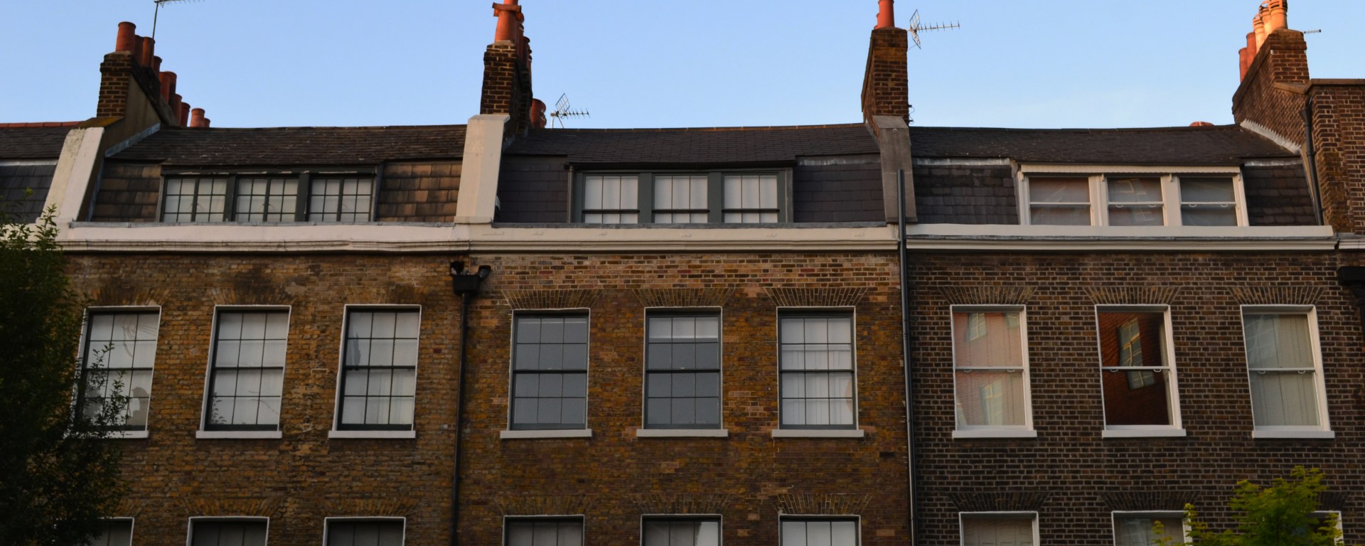 Georgian terraces on Doughty Street, Bloomsbury